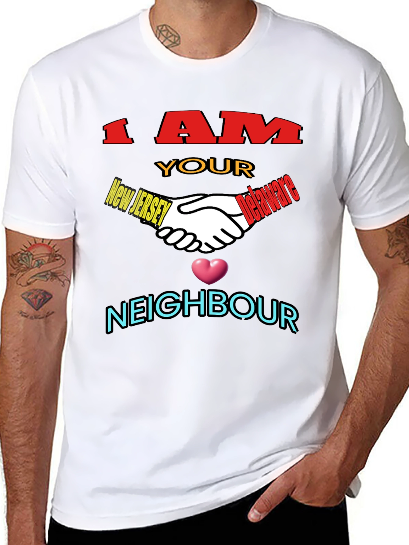 New Jersey Delaware Neighbor T-Shirt