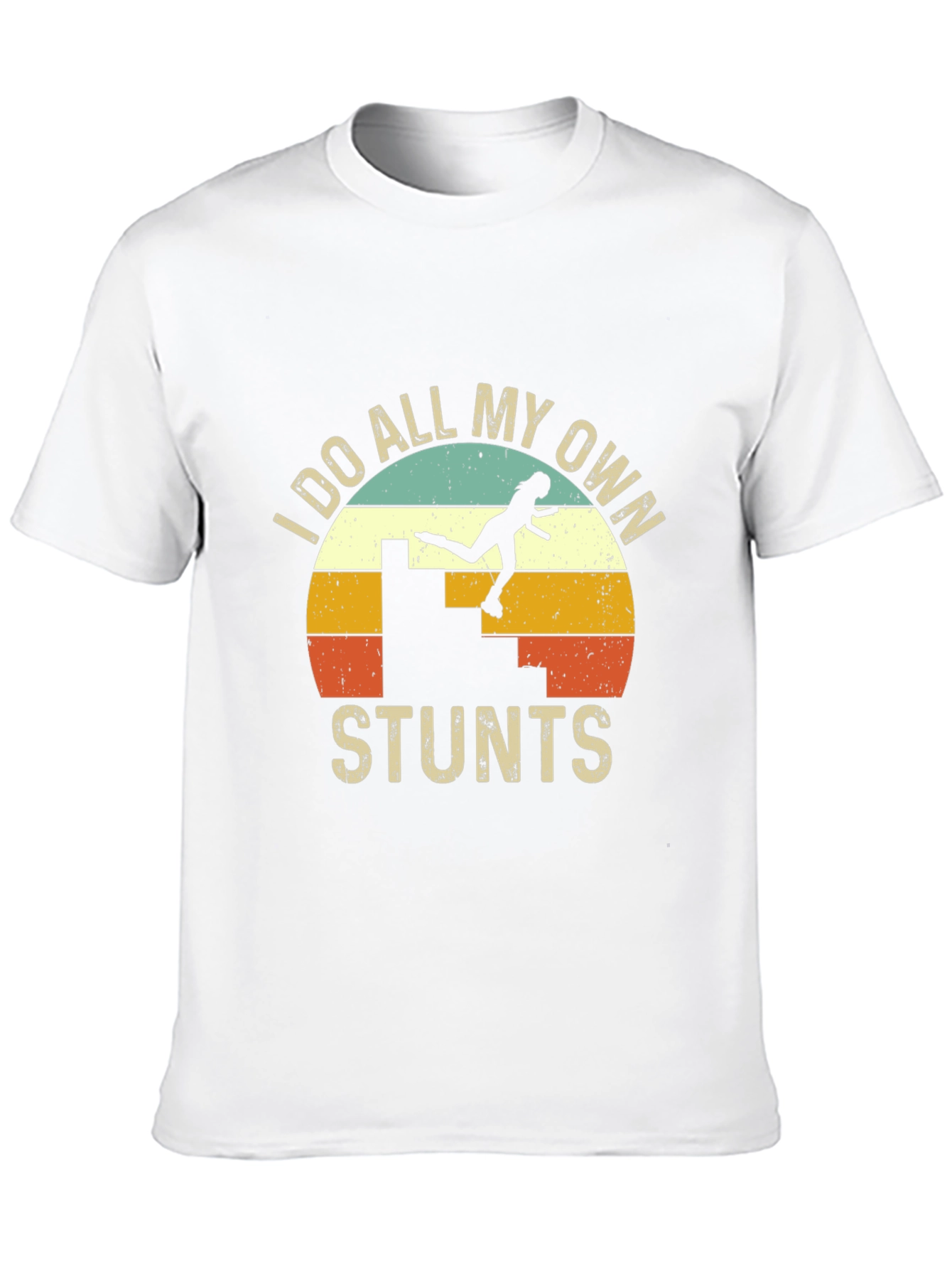 I Do All My Own Stunts Retro Graphic Tee