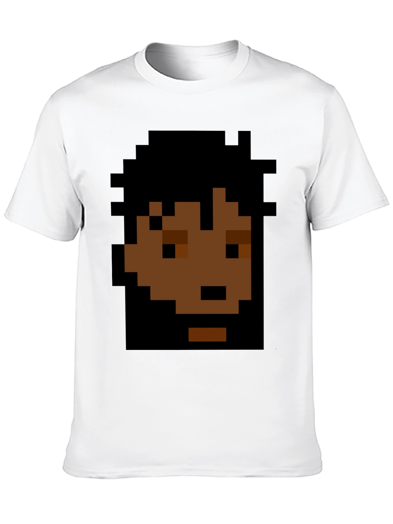 Pixel Art Graphic Black T-Shirt