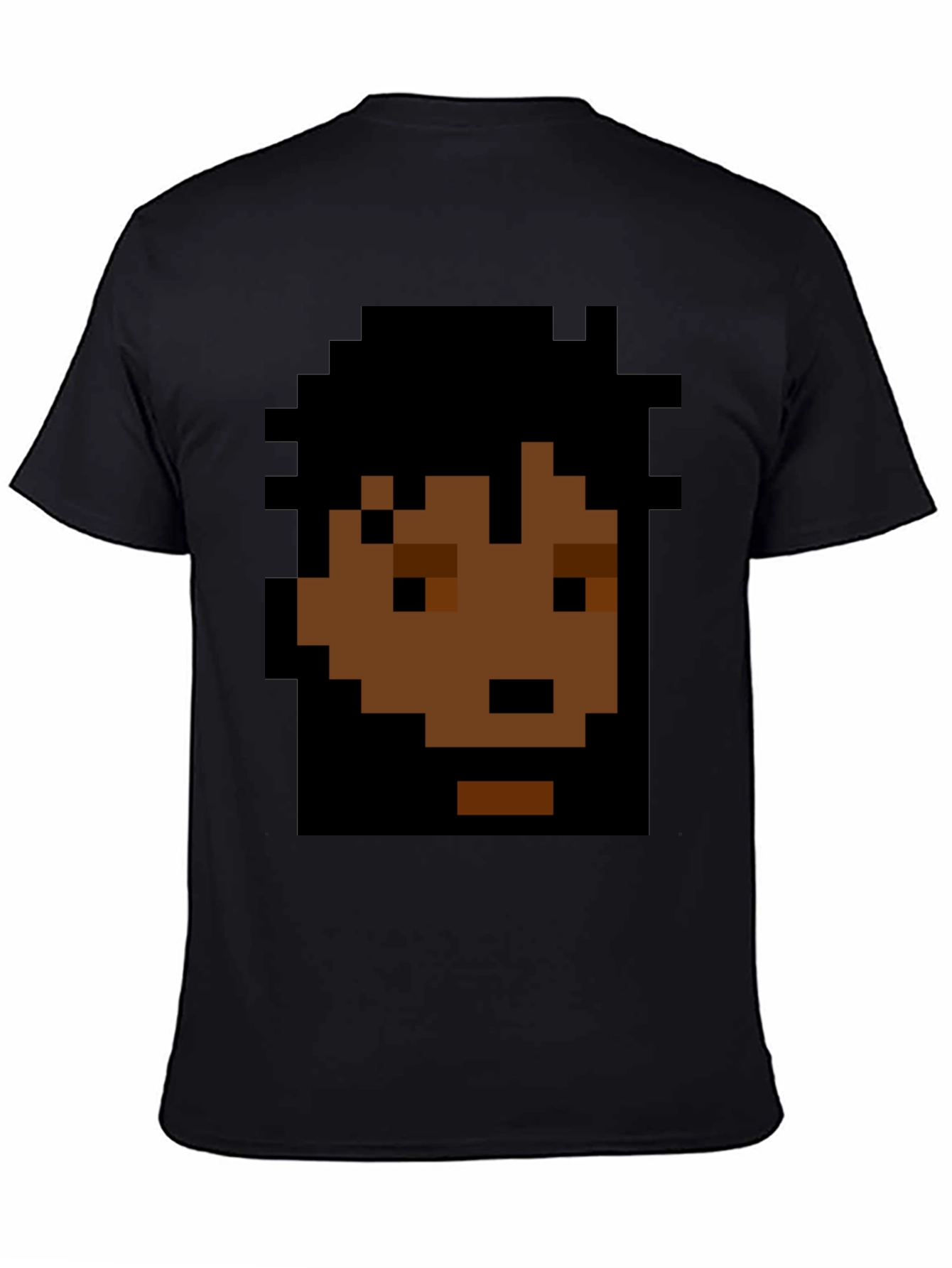 Pixel Art Graphic Black T-Shirt