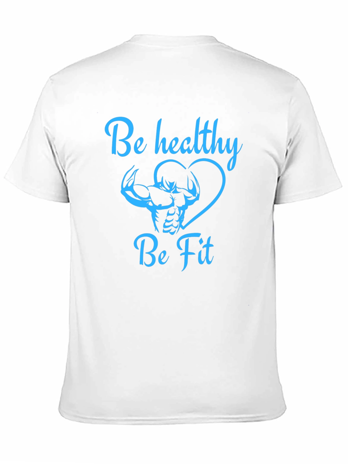 Be Healthy Be Fit Black T-Shirt