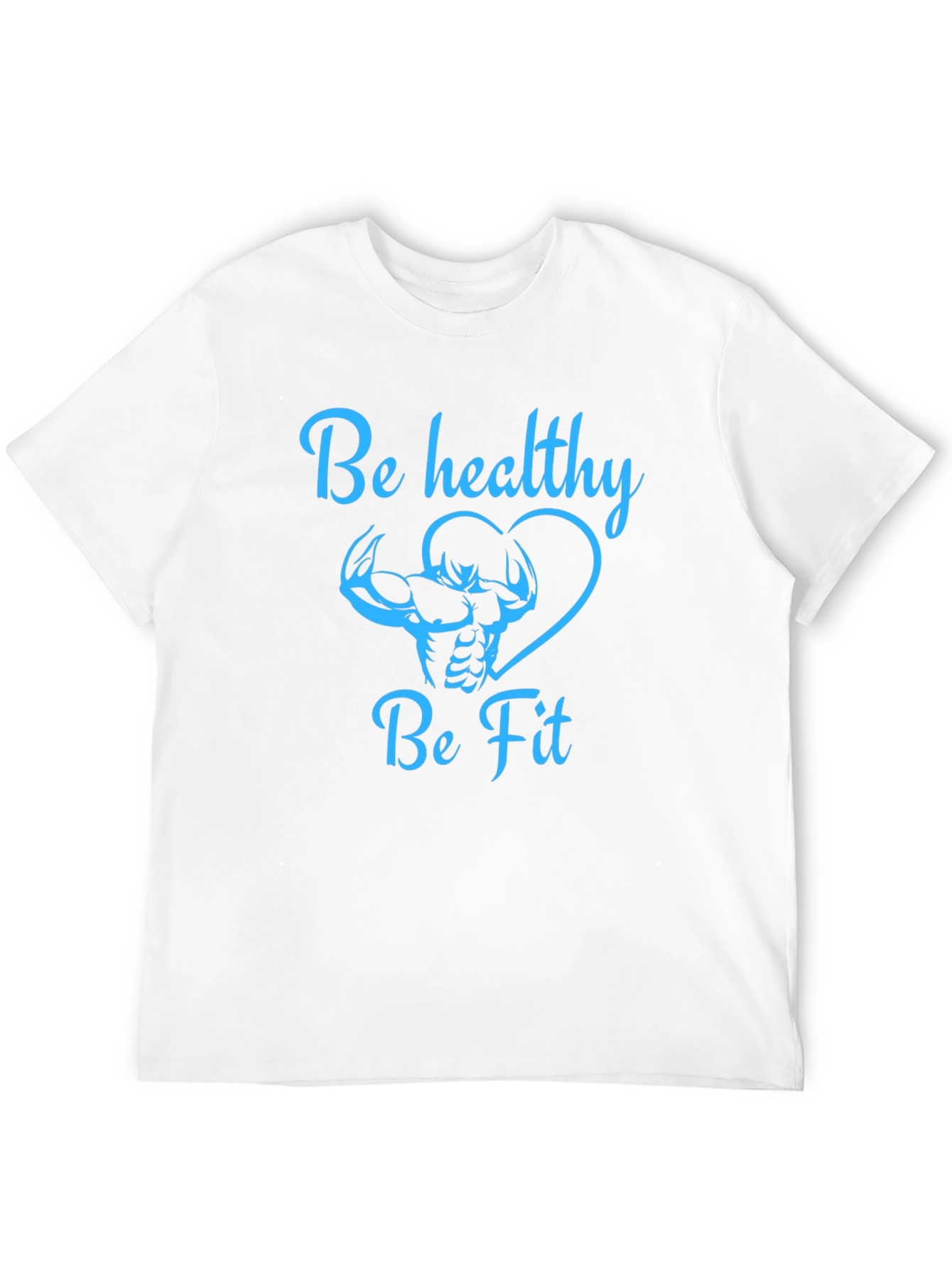 Be Healthy Be Fit Black T-Shirt