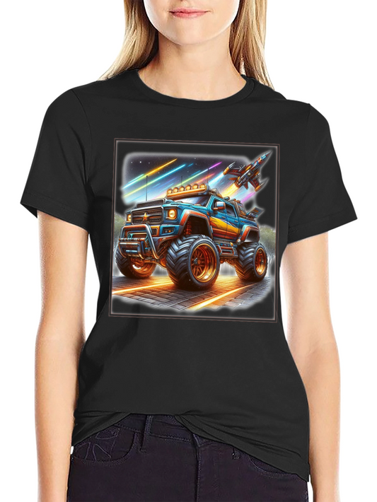 Monster Truck Rocket T-Shirt