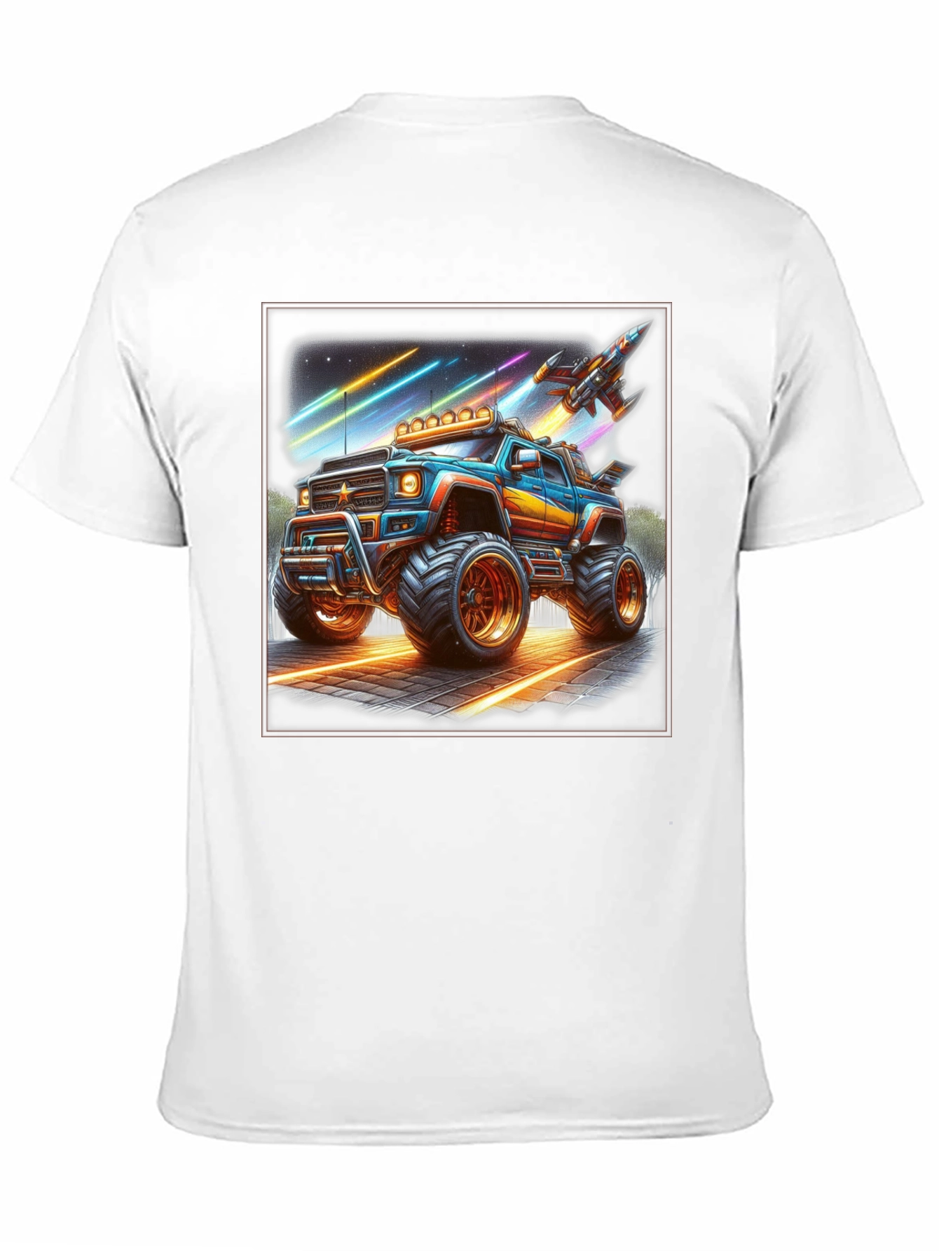 Monster Truck Rocket T-Shirt