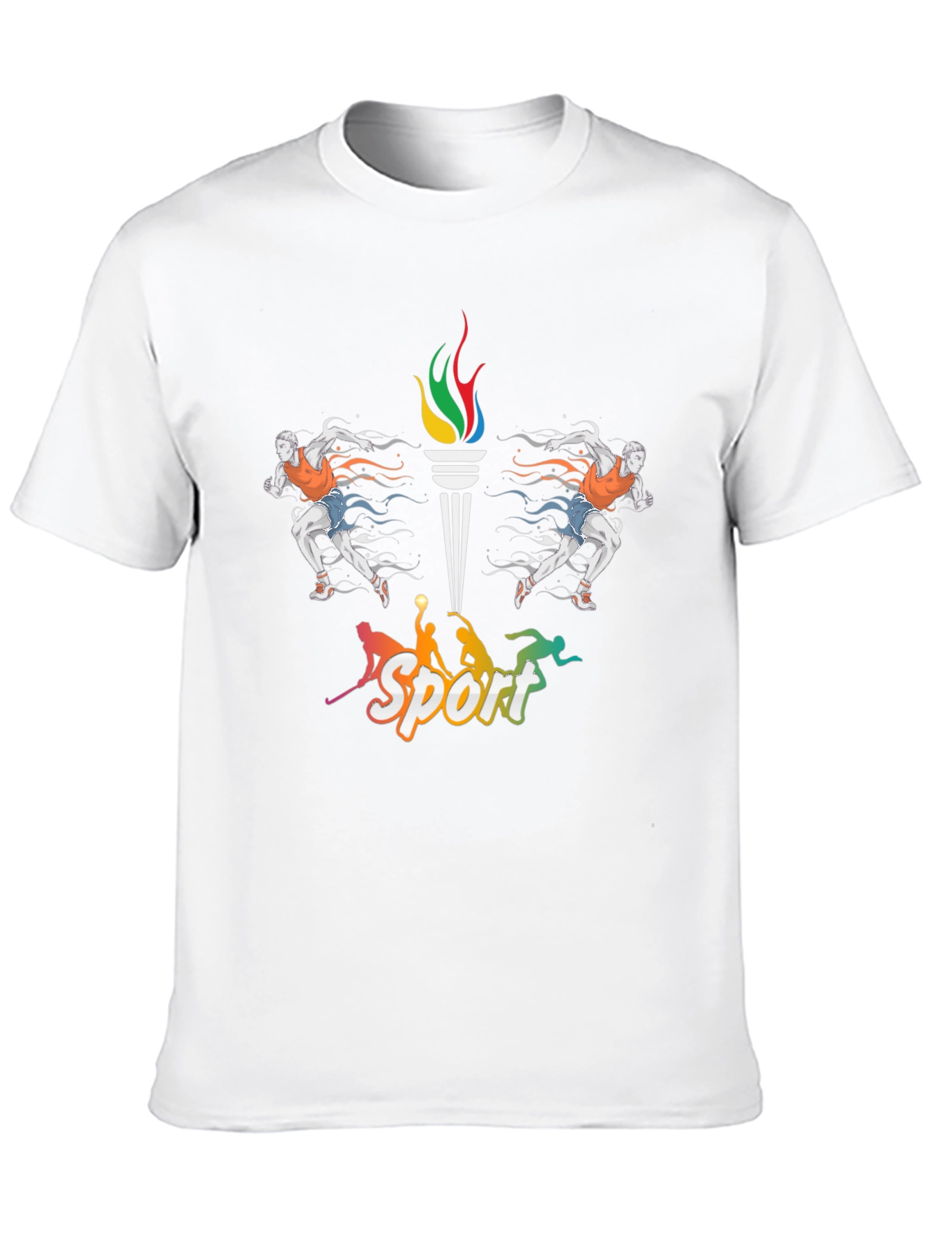Sports Themed Graphic Tee - Unisex Black T-Shirt