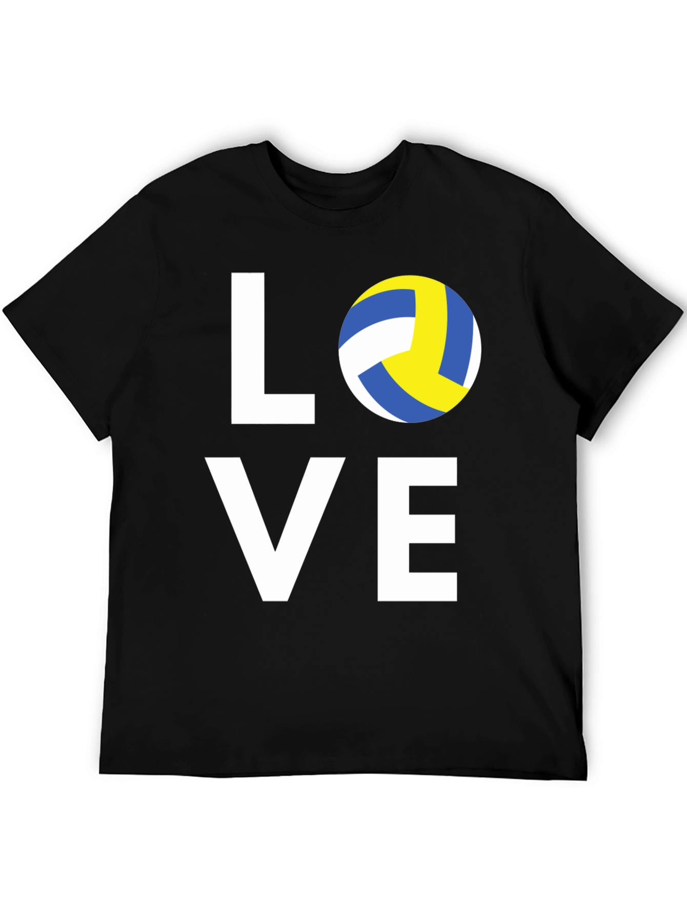Love Volleyball Graphic Tee - Black