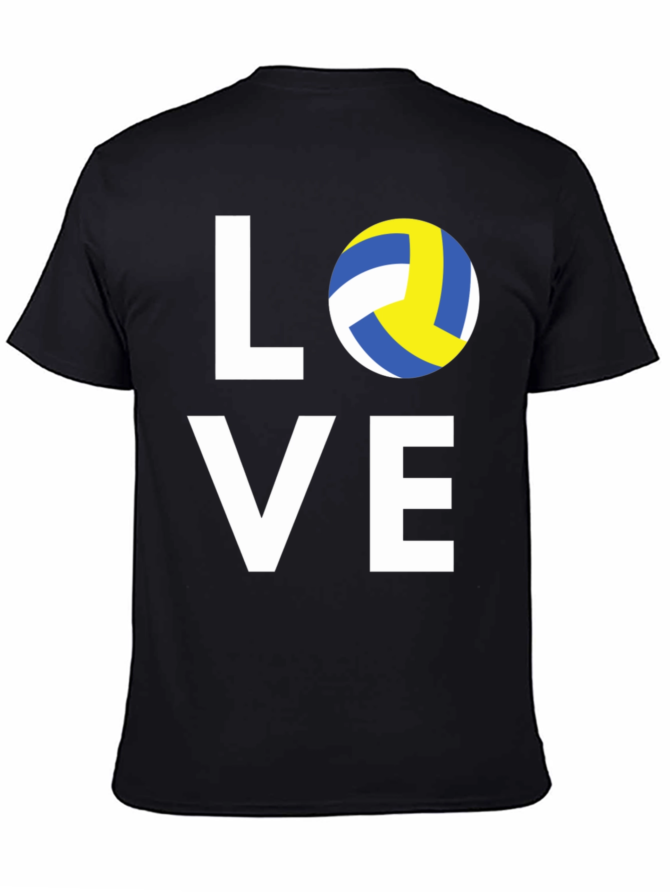 Love Volleyball Graphic Tee - Black