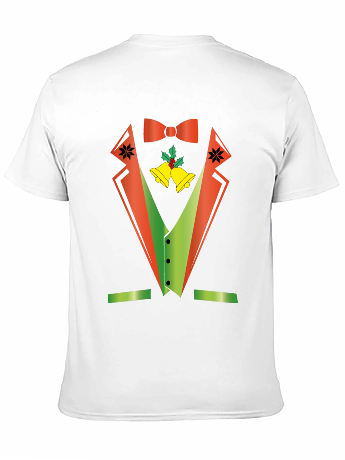 Festive Christmas Tuxedo T-Shirt