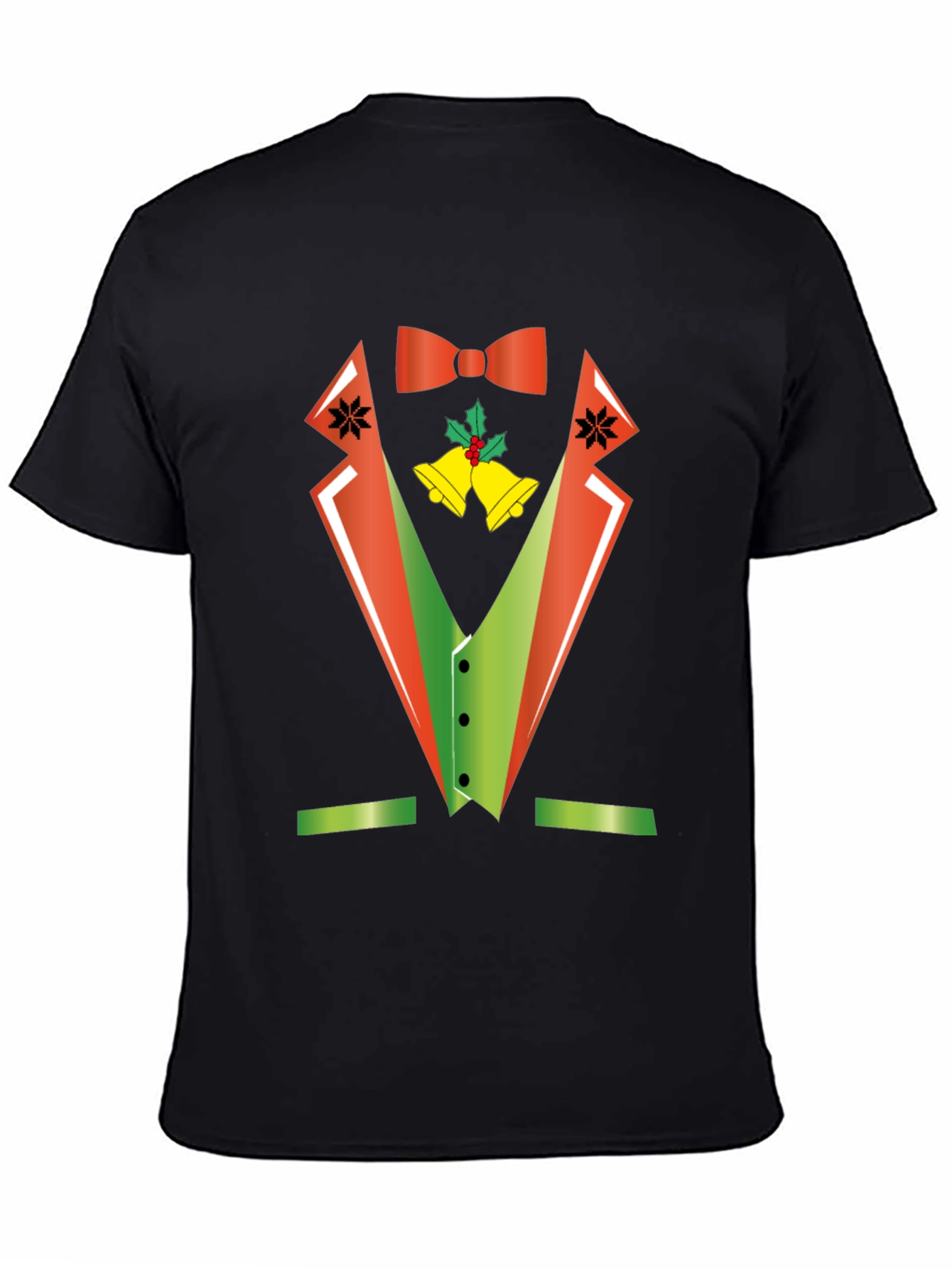 Festive Christmas Tuxedo T-Shirt