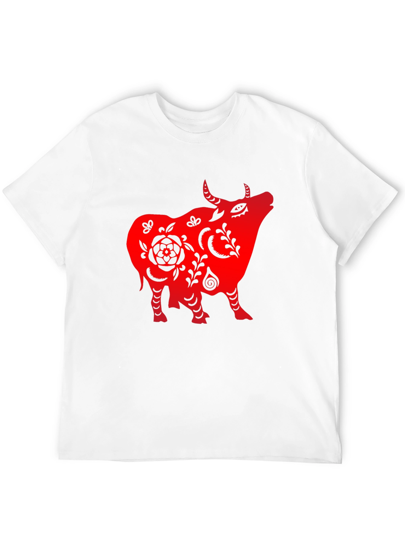 Red Ox Graphic Black T-Shirt