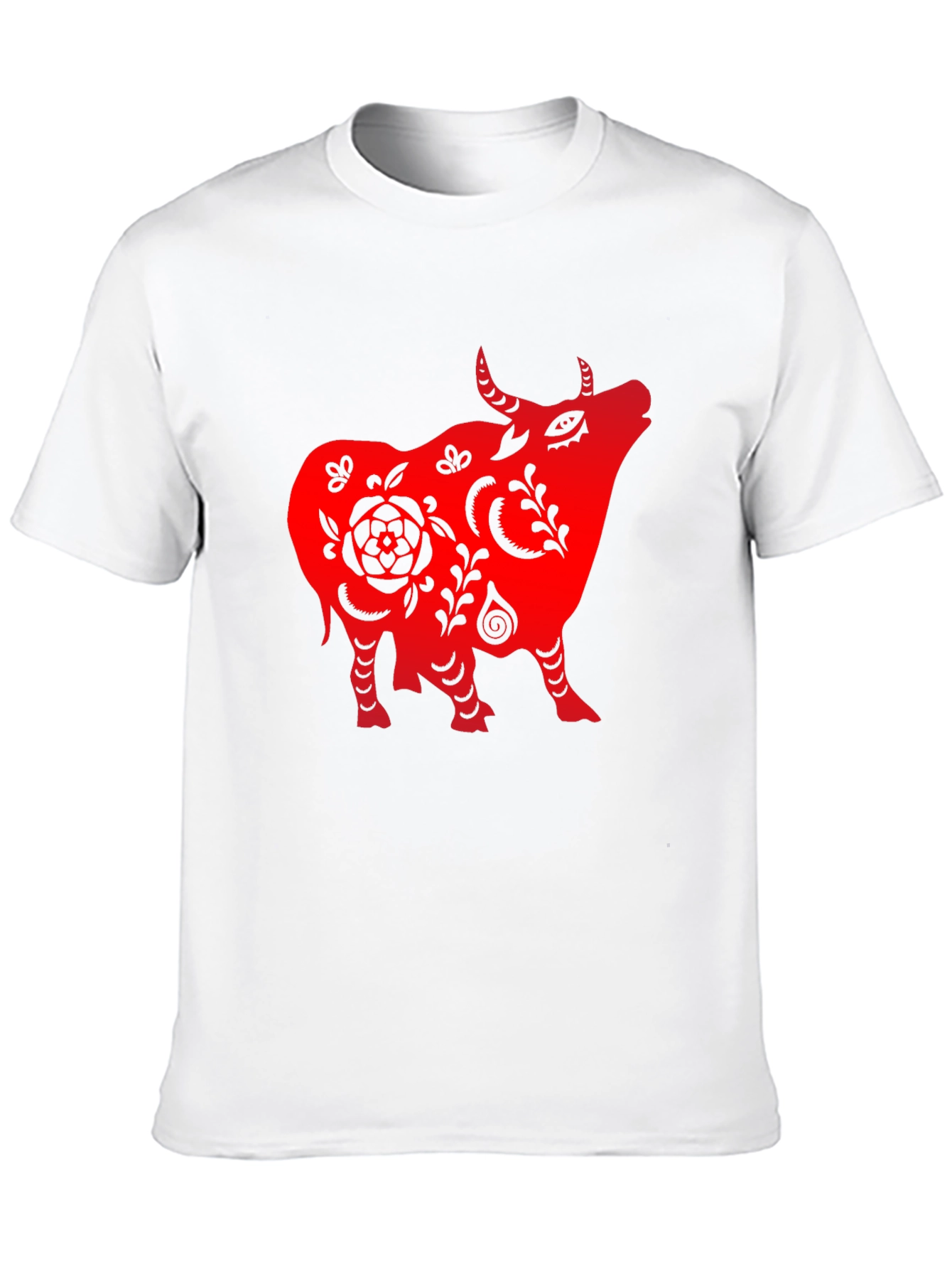 Red Ox Graphic Black T-Shirt