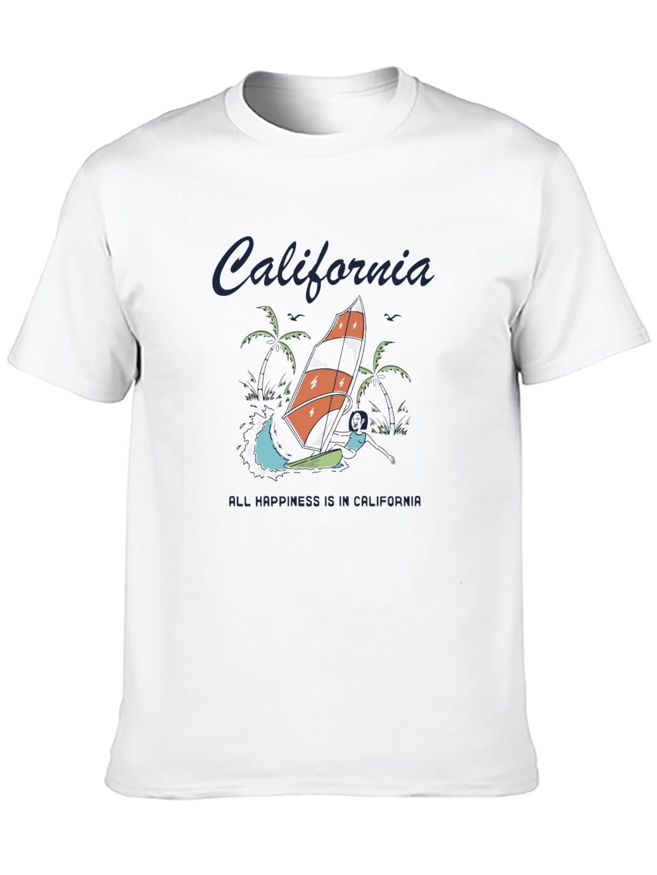 California Graphic Tee: Beach Vibes T-Shirt