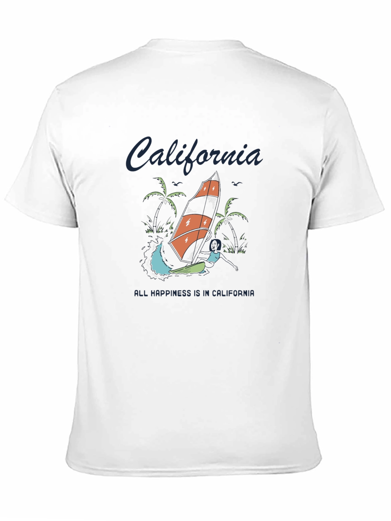 California Graphic Tee: Beach Vibes T-Shirt