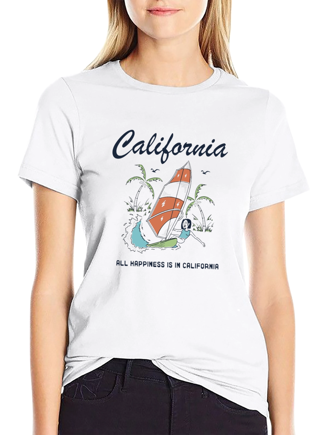 California Graphic Tee: Beach Vibes T-Shirt