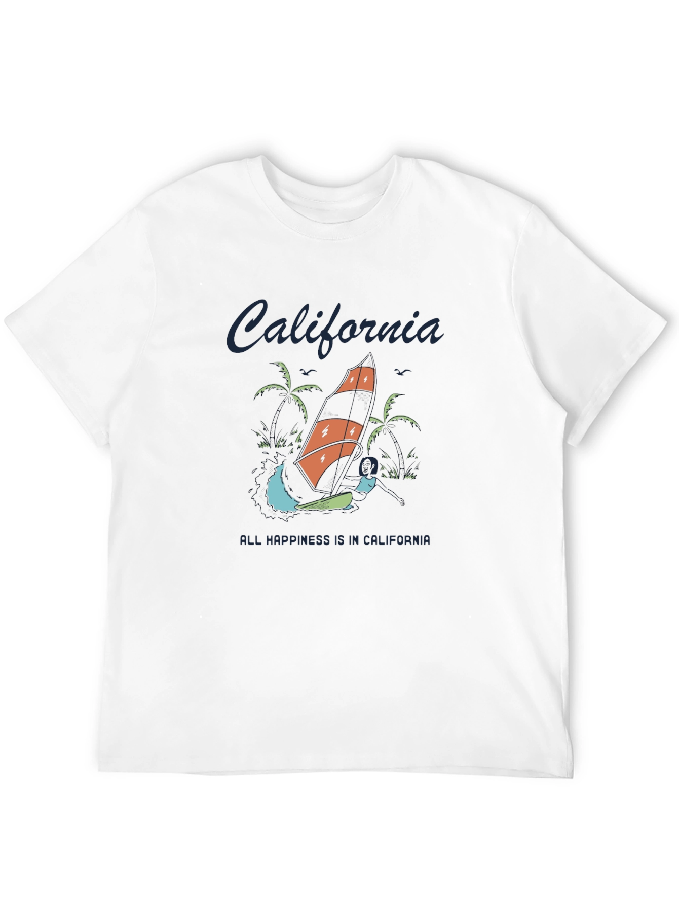 California Graphic Tee: Beach Vibes T-Shirt