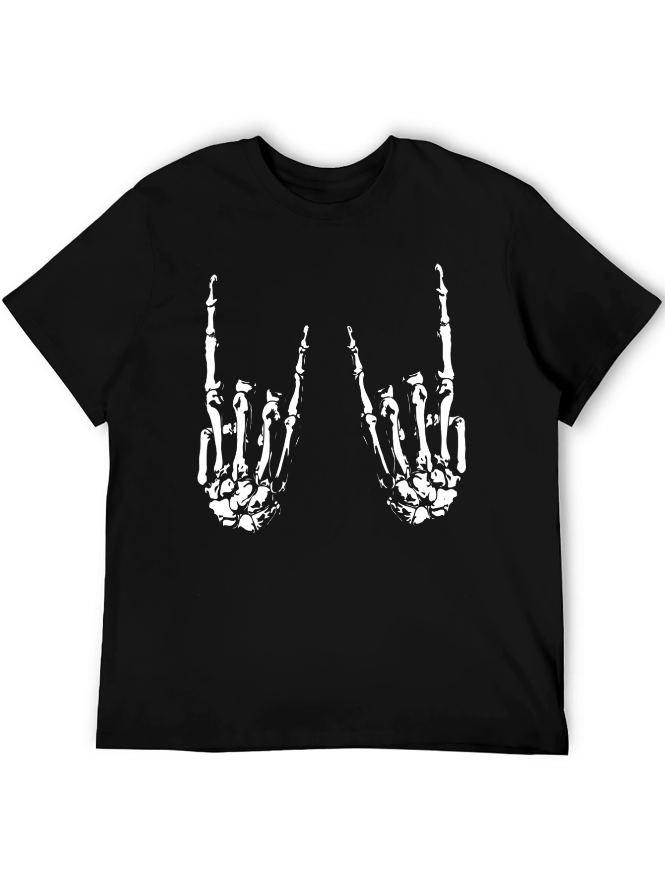 Rock On Skeleton Hand T-Shirt