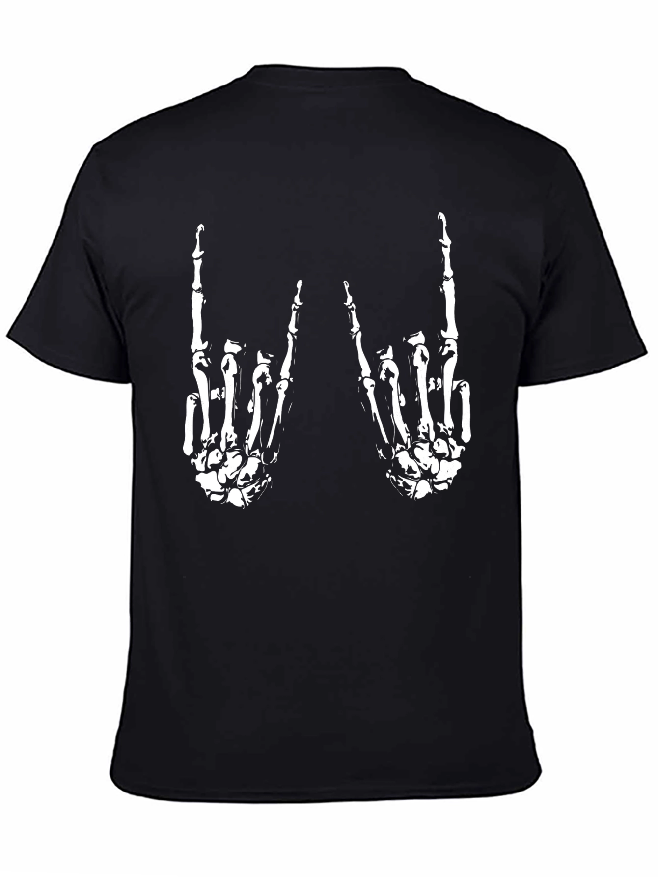 Rock On Skeleton Hand T-Shirt