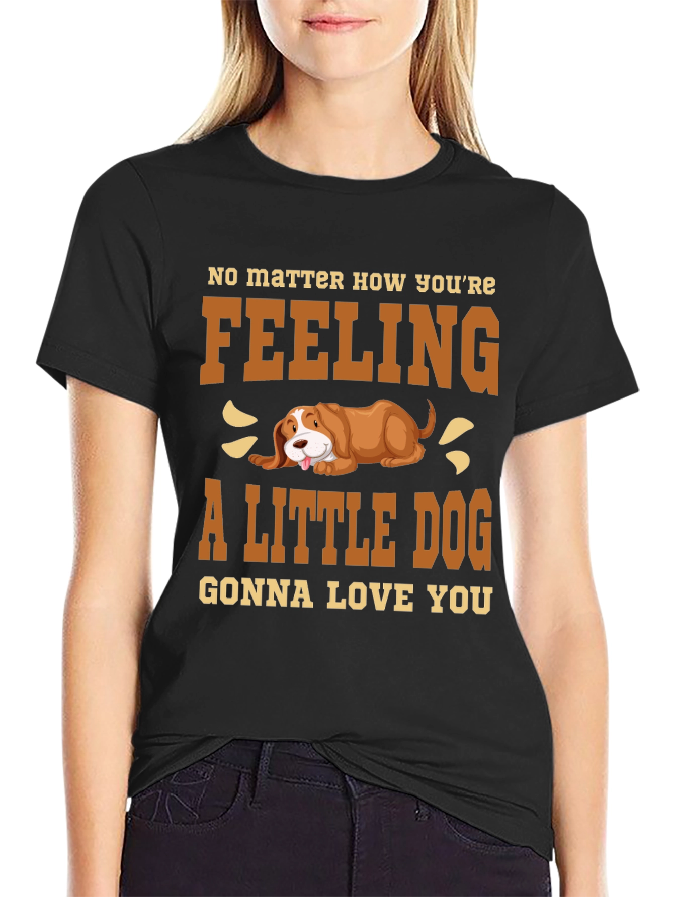A Little Dog Gonna Love You Graphic Tee
