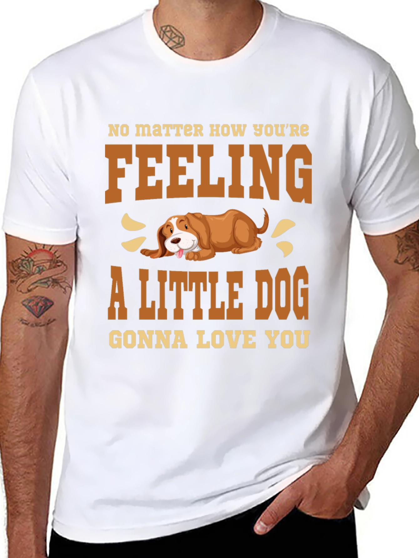 A Little Dog Gonna Love You Graphic Tee