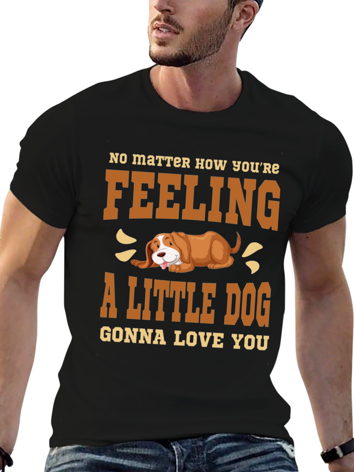 A Little Dog Gonna Love You Graphic Tee