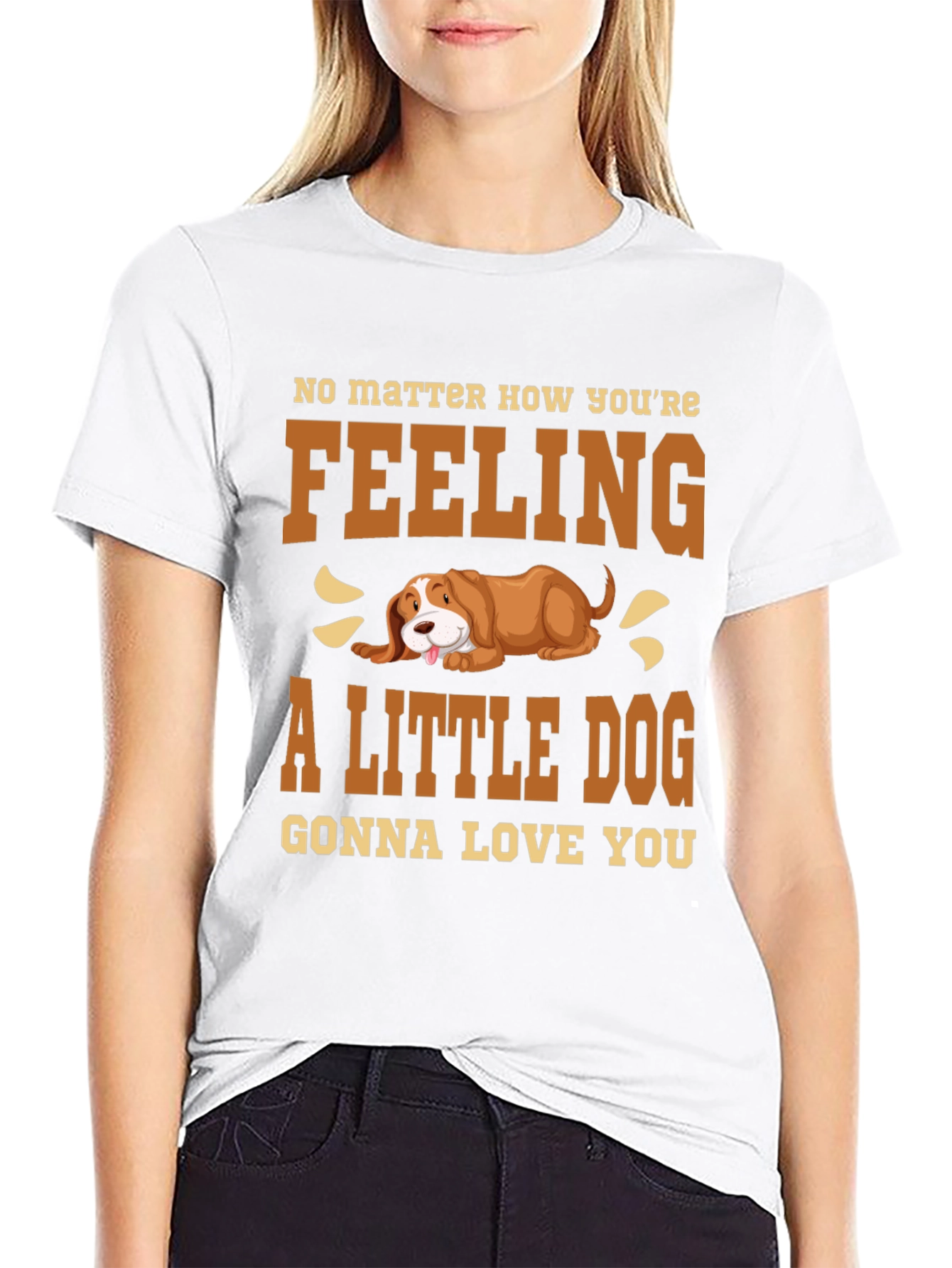 A Little Dog Gonna Love You Graphic Tee