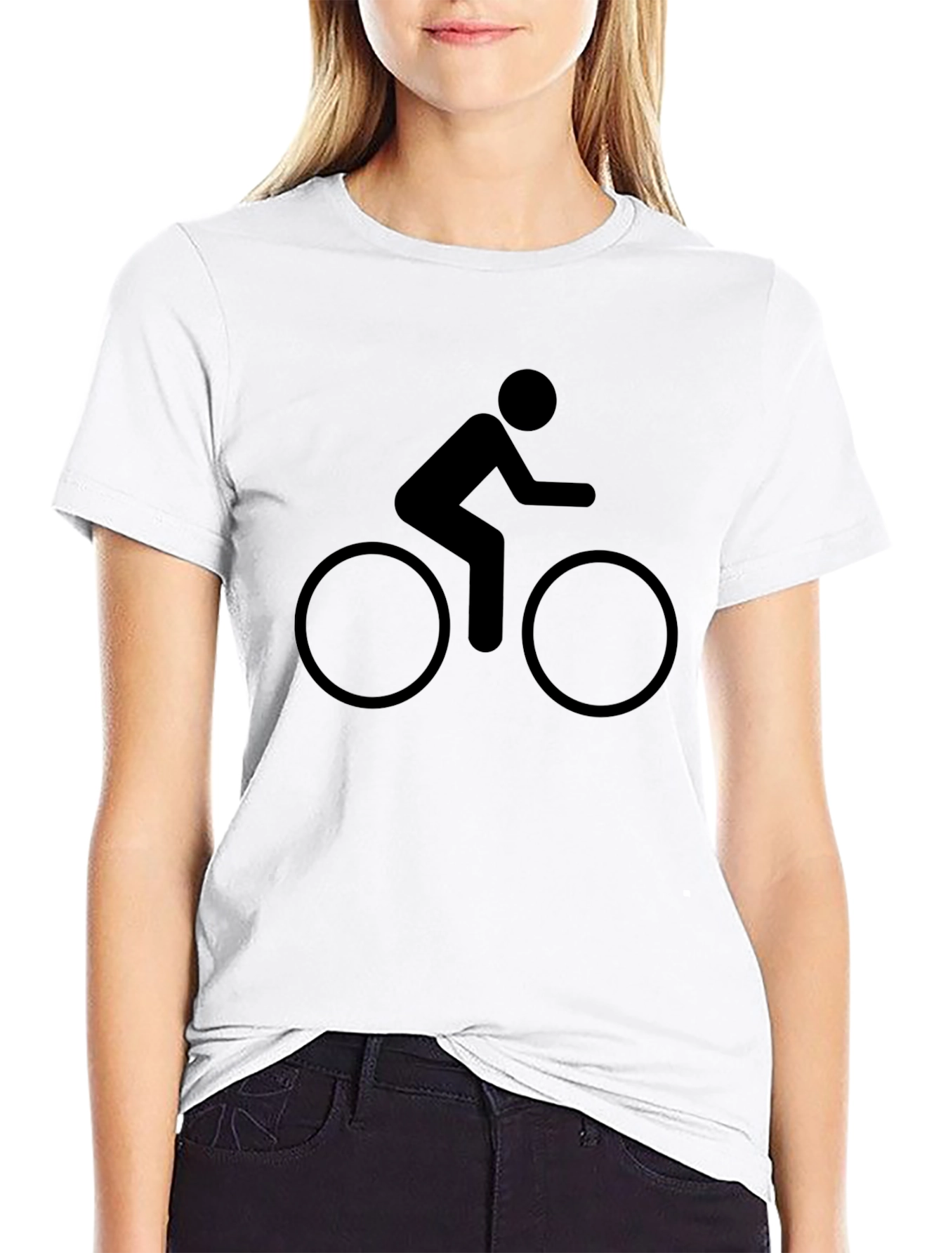 Cyclist Graphic Tee - Casual Ride Style