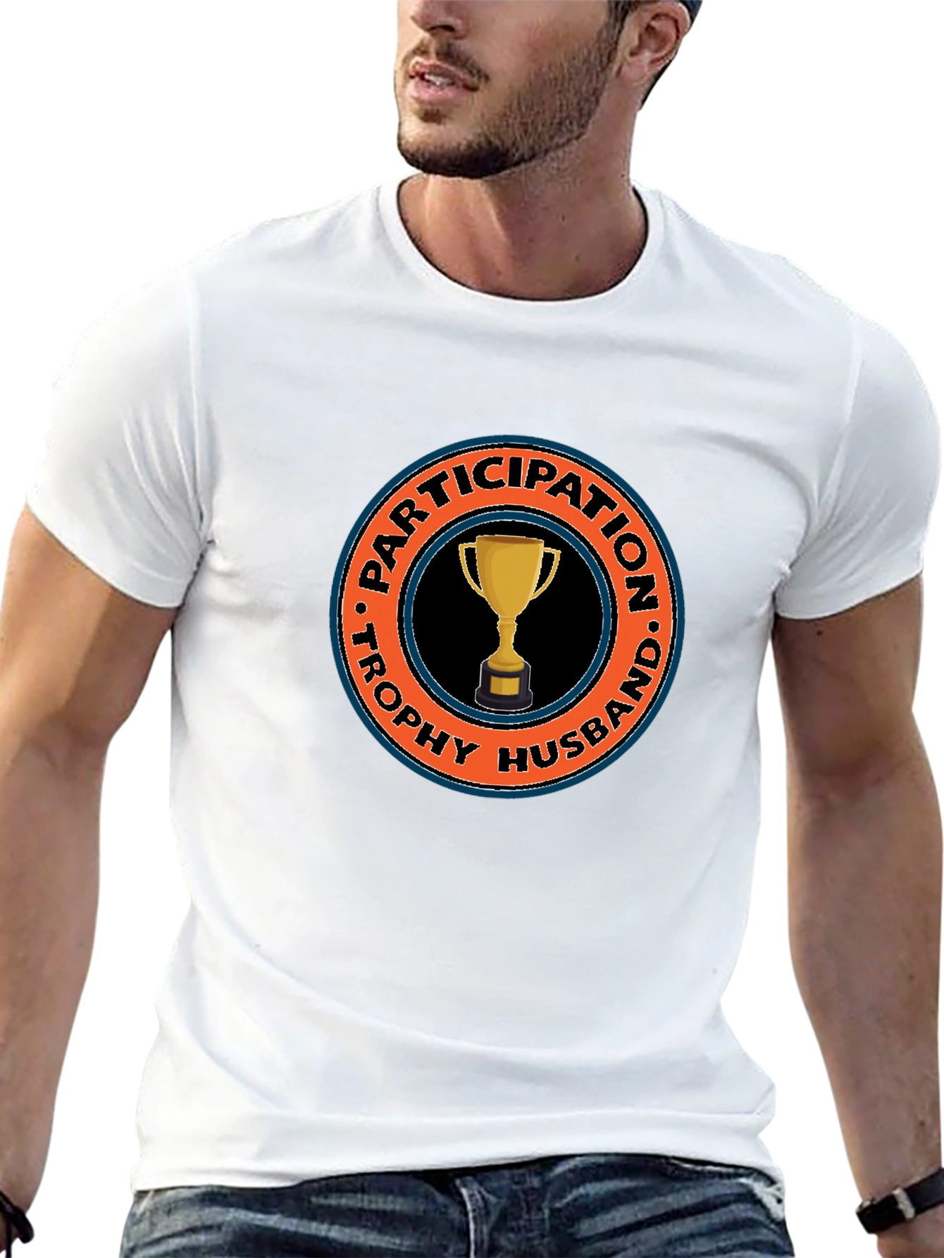 Trophy Husband Graphic T-Shirt - Novelty Humor Tee