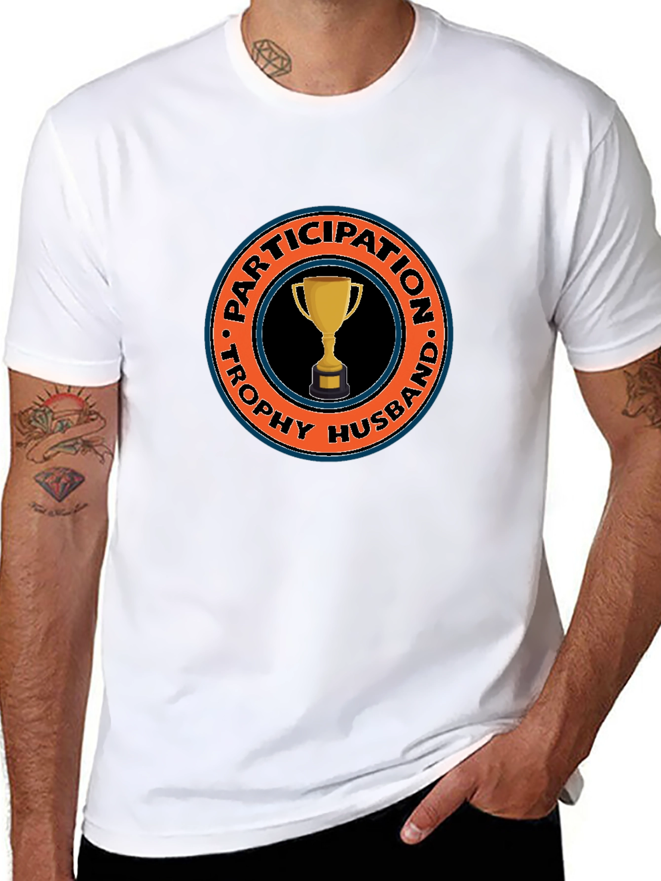 Trophy Husband Graphic T-Shirt - Novelty Humor Tee