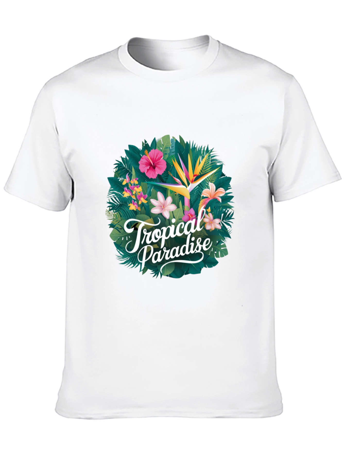Tropical Paradise Graphic T-Shirt