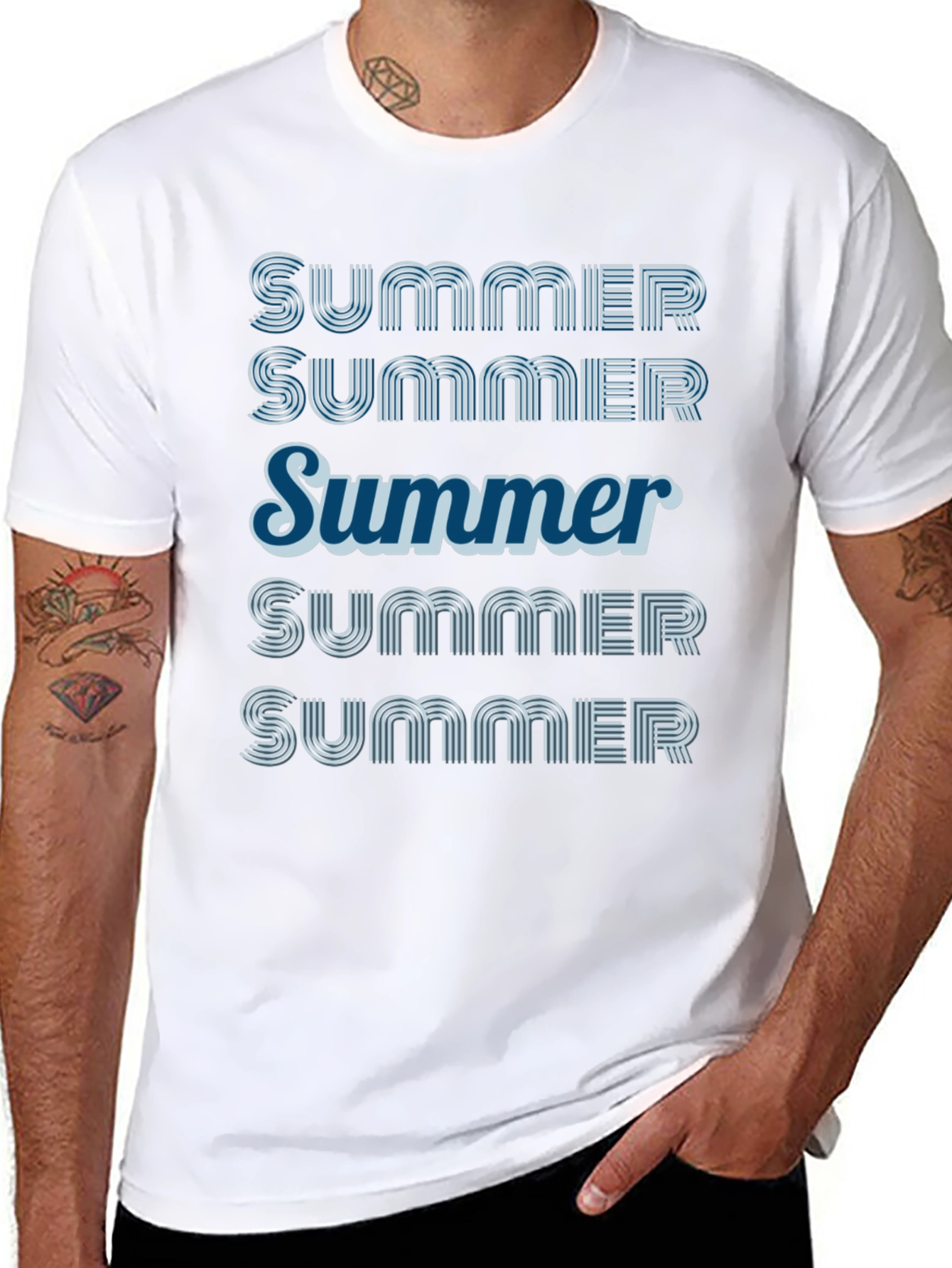Retro Summer T-Shirt - Cool Summer Vibes