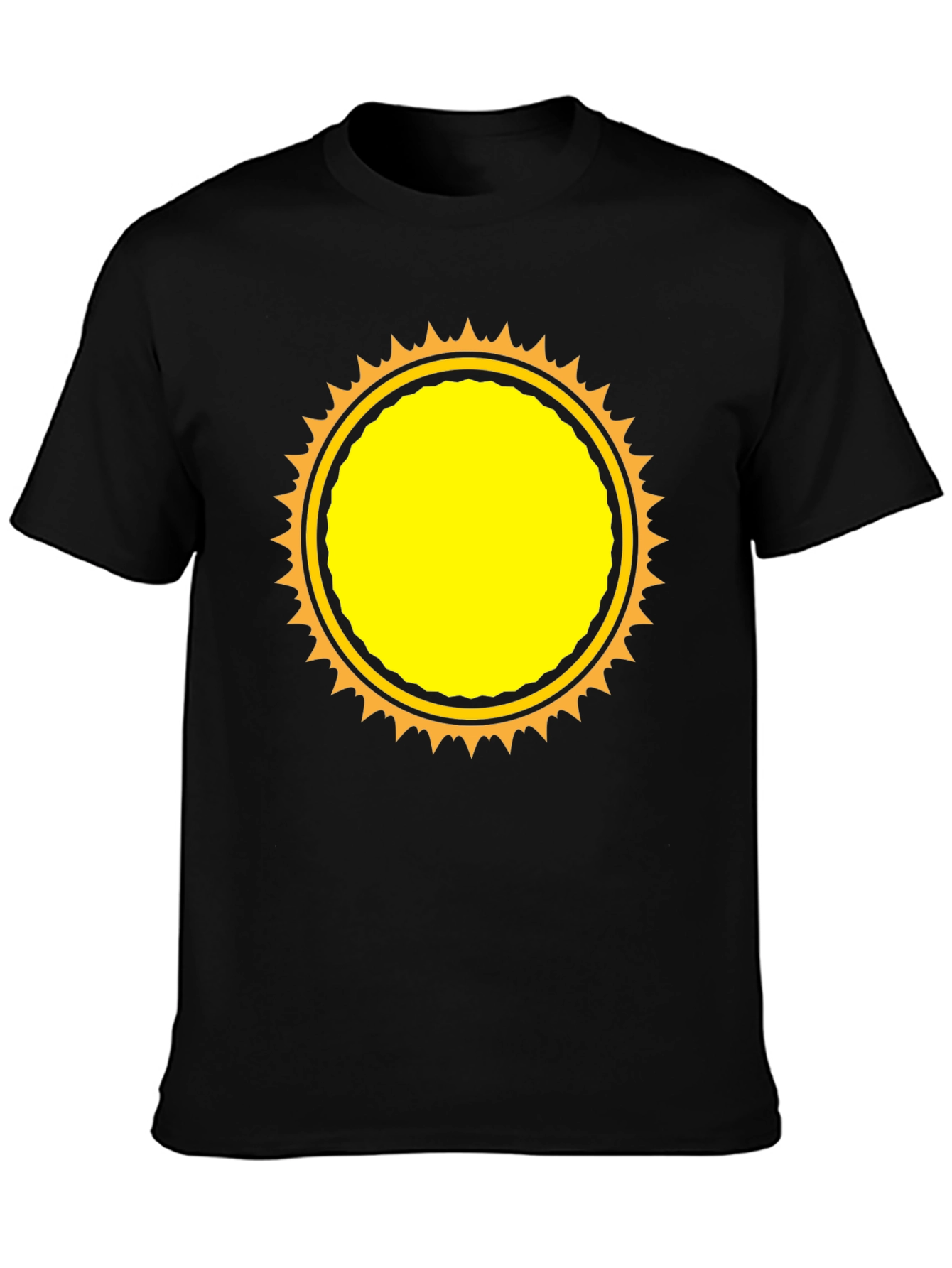 Sunburst Graphic T-Shirt - Casual Style
