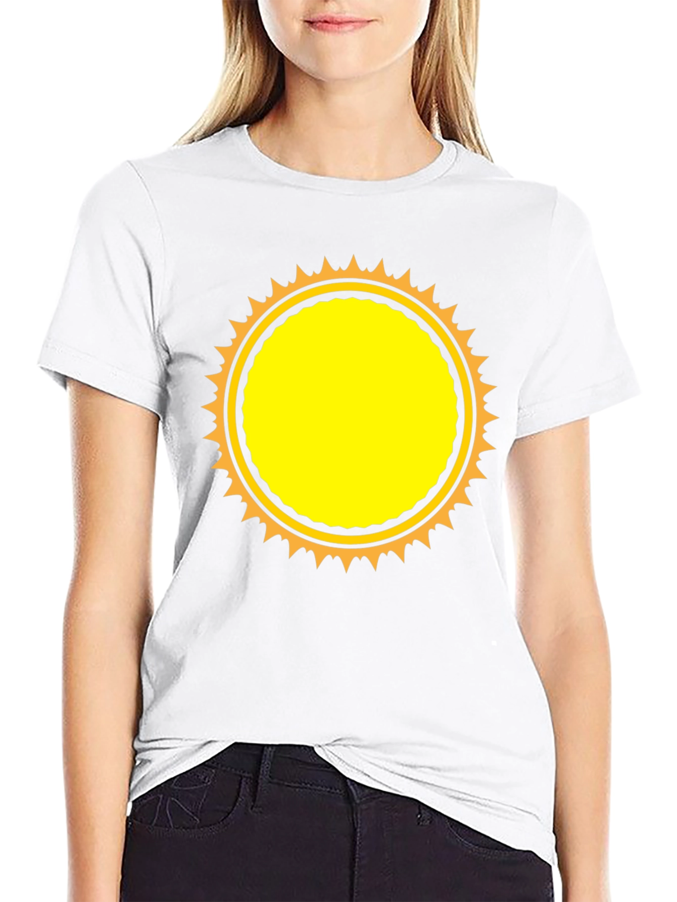 Sunburst Graphic T-Shirt - Casual Style