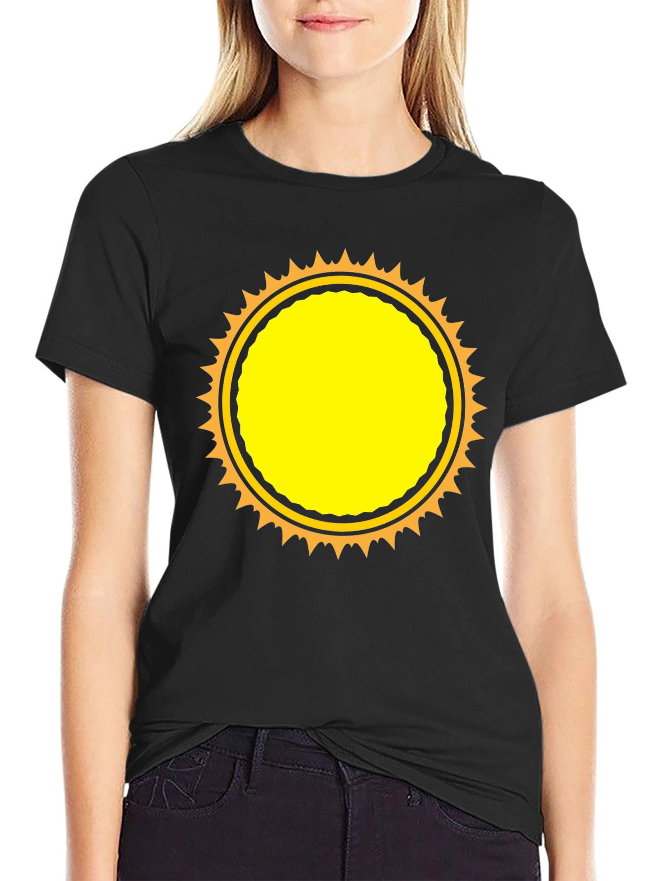 Sunburst Graphic T-Shirt - Casual Style