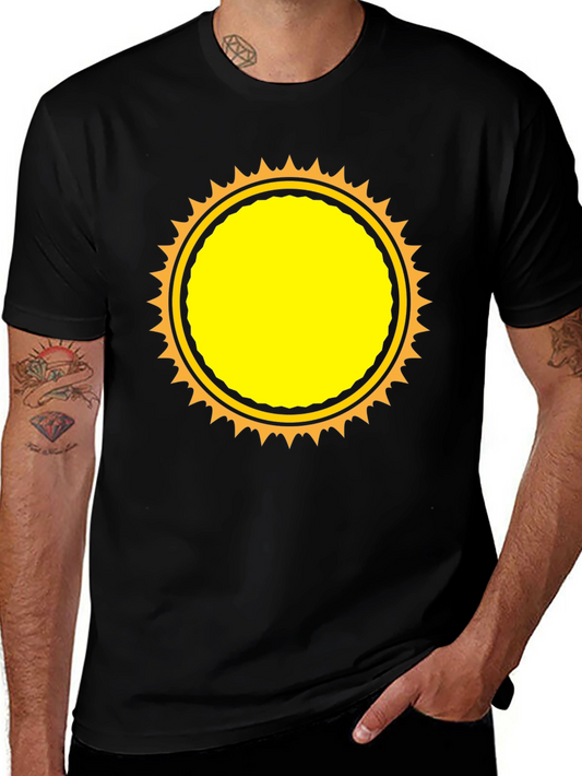 Sunburst Graphic T-Shirt - Casual Style