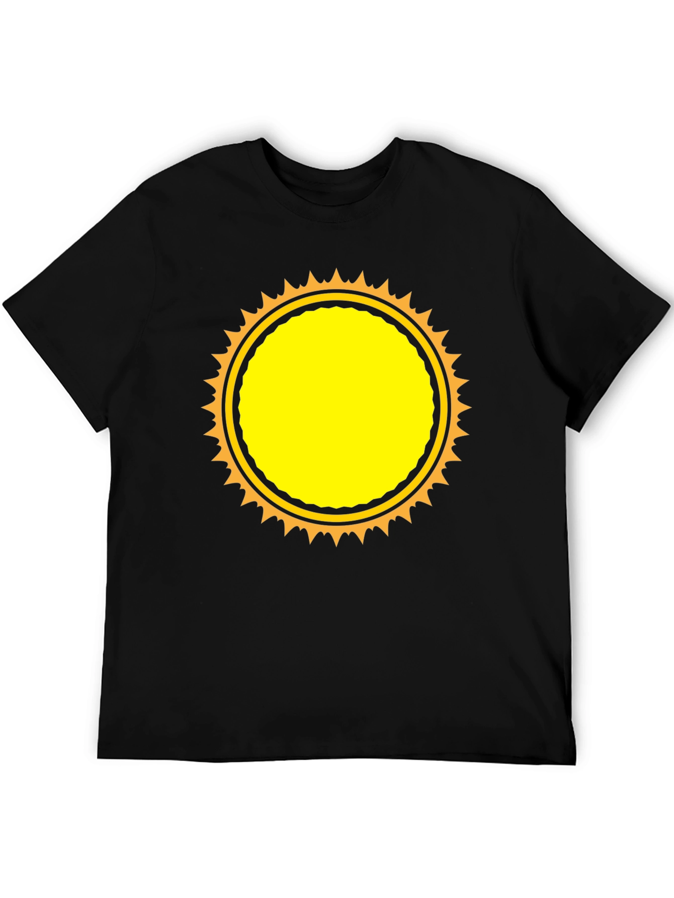 Sunburst Graphic T-Shirt - Casual Style