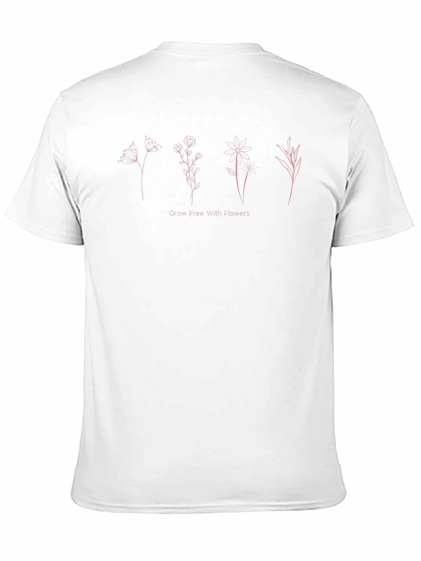 Black Floral Graphic T-Shirt - Grow Free