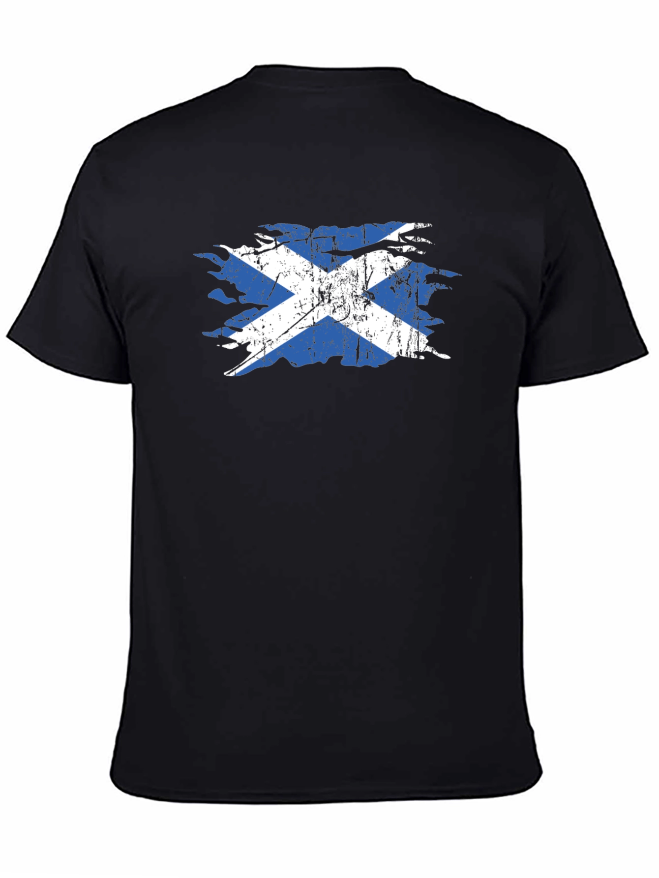 Scotland Flag Distressed Graphic Tee