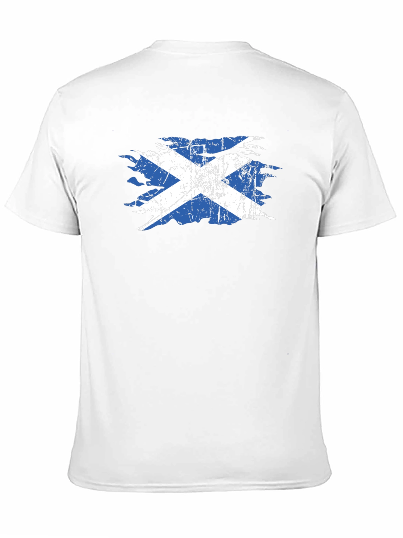 Scotland Flag Distressed Graphic Tee