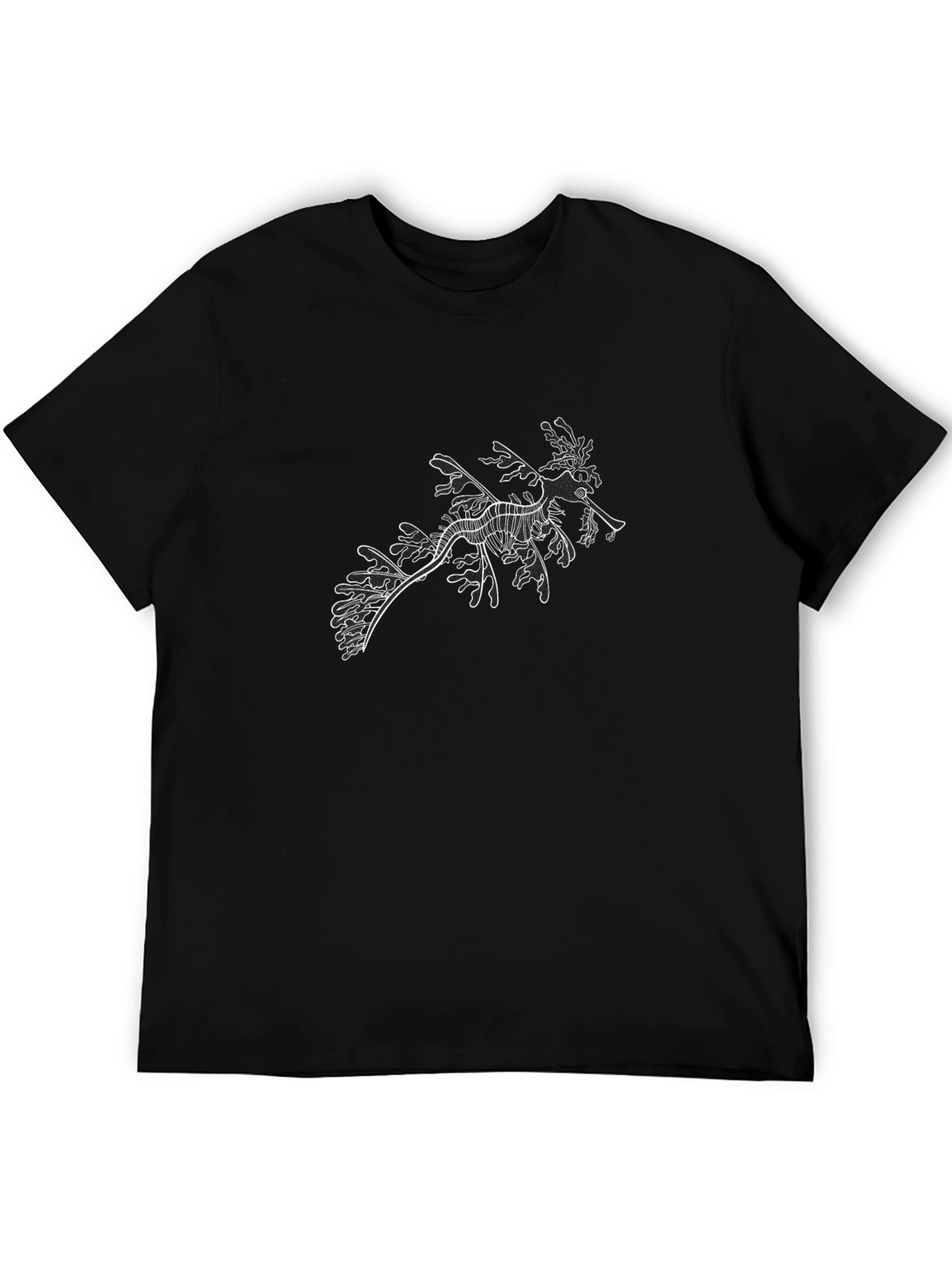 Leafy Seadragon Black T-Shirt