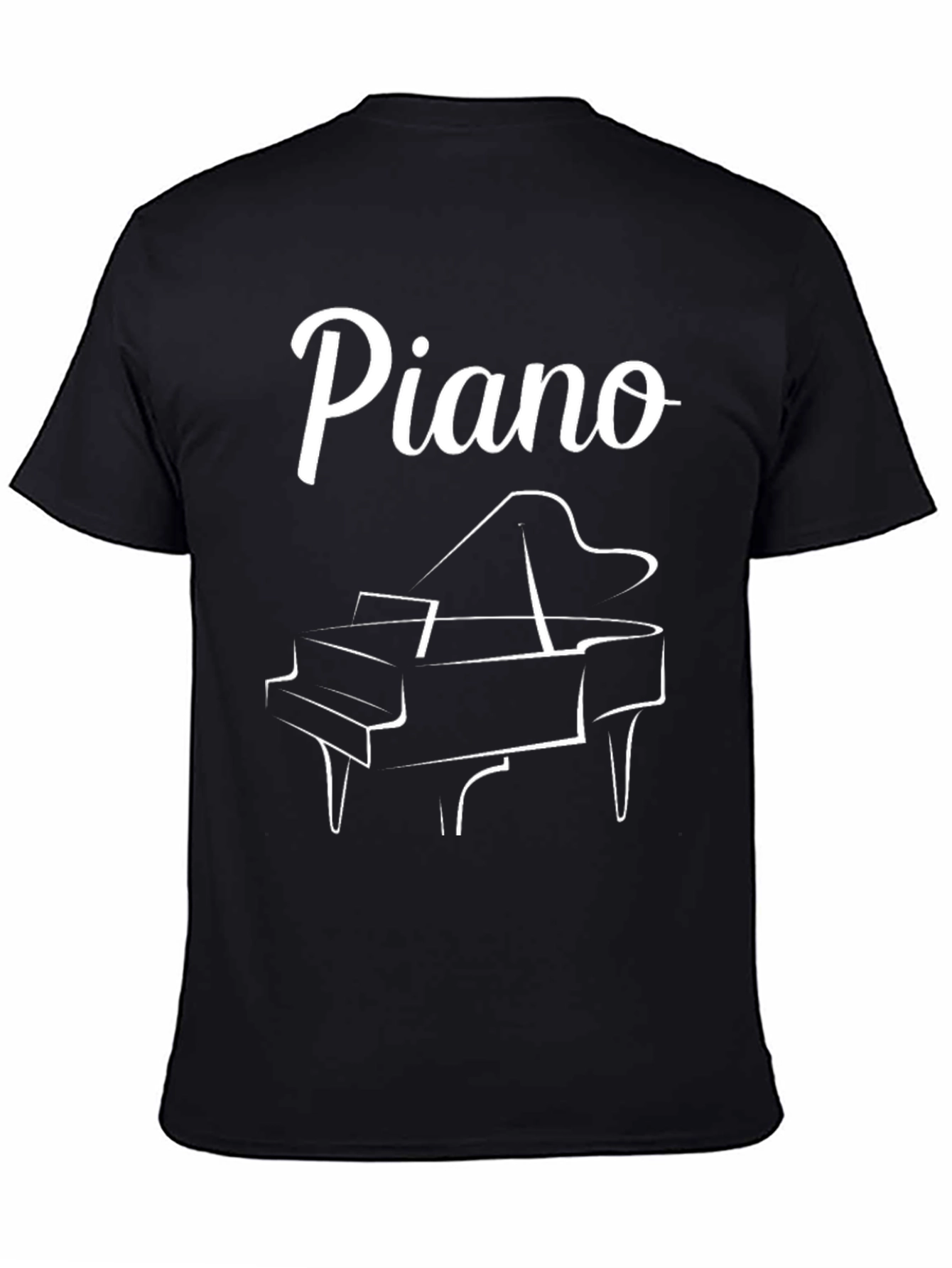 Piano Graphic Tee - Musician Gift