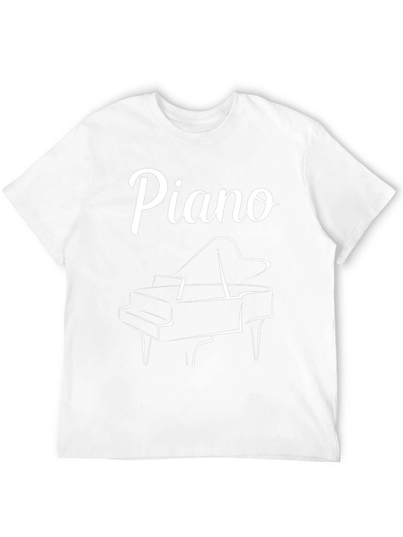 Piano Graphic Tee - Musician Gift