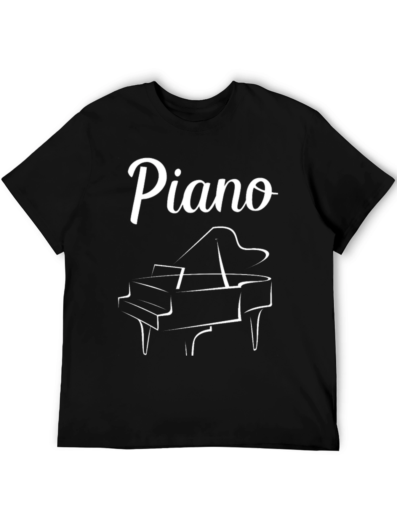 Piano Graphic Tee - Musician Gift