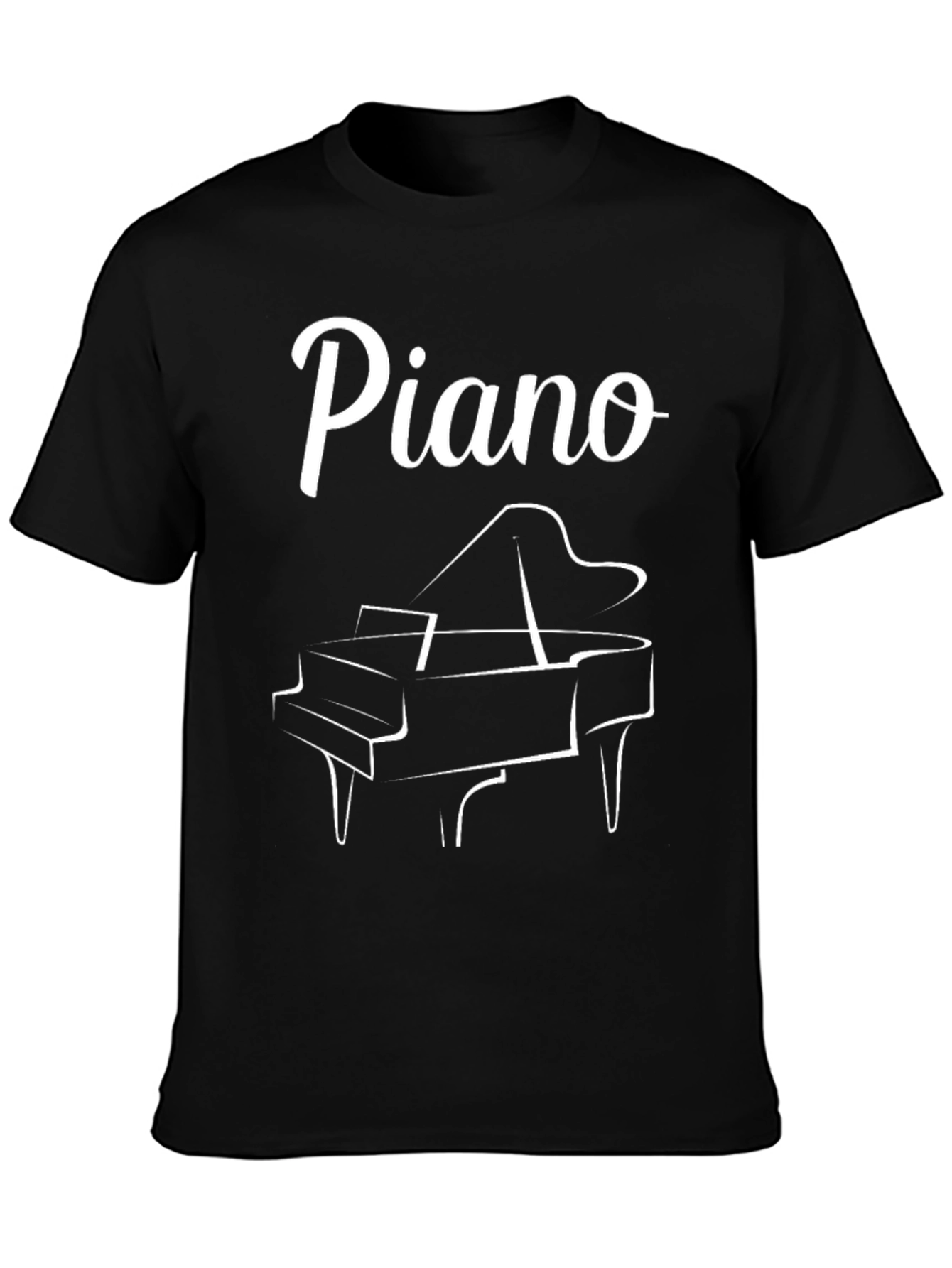 Piano Graphic Tee - Musician Gift
