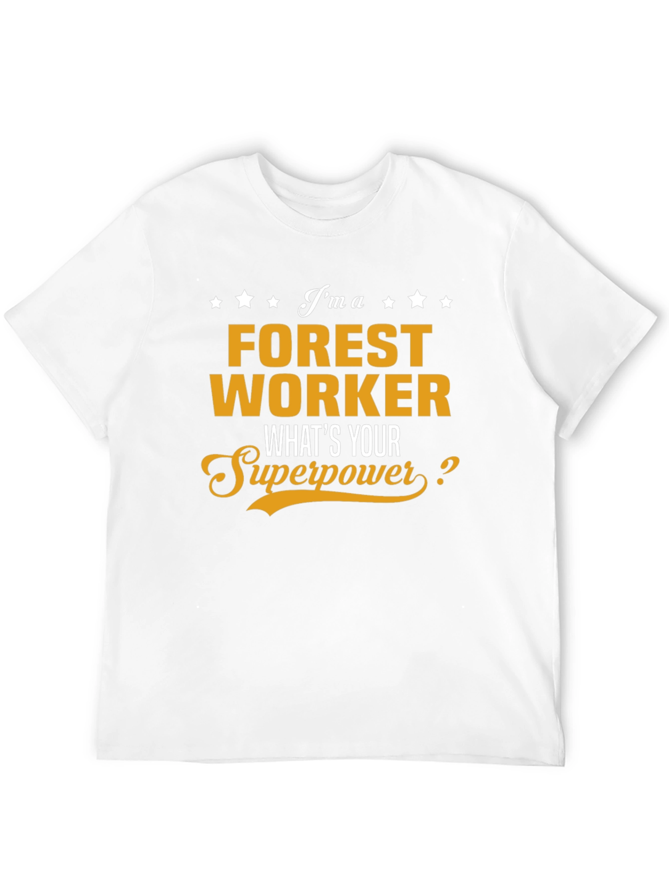 Forest Worker Superpower T-Shirt - Black