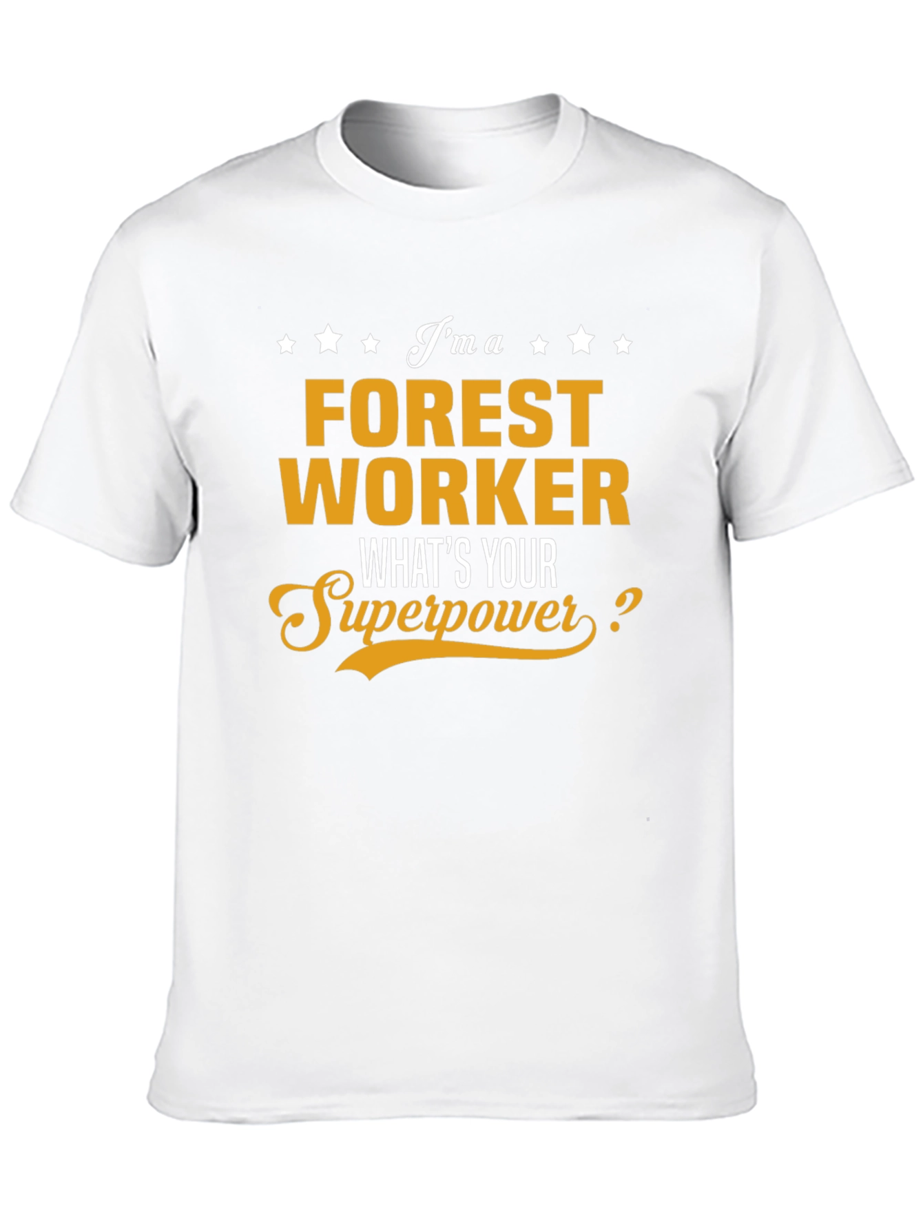 Forest Worker Superpower T-Shirt - Black