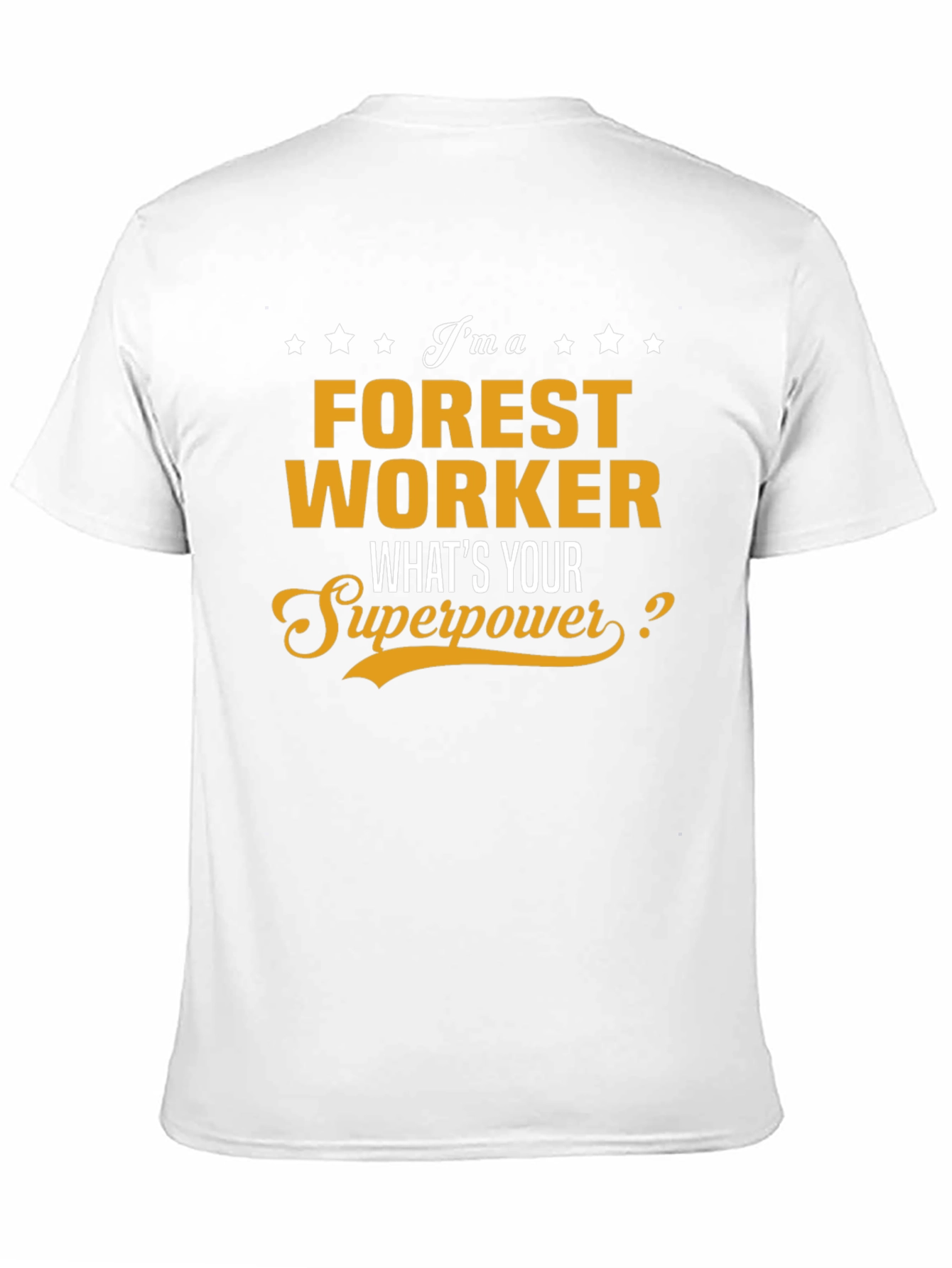 Forest Worker Superpower T-Shirt - Black