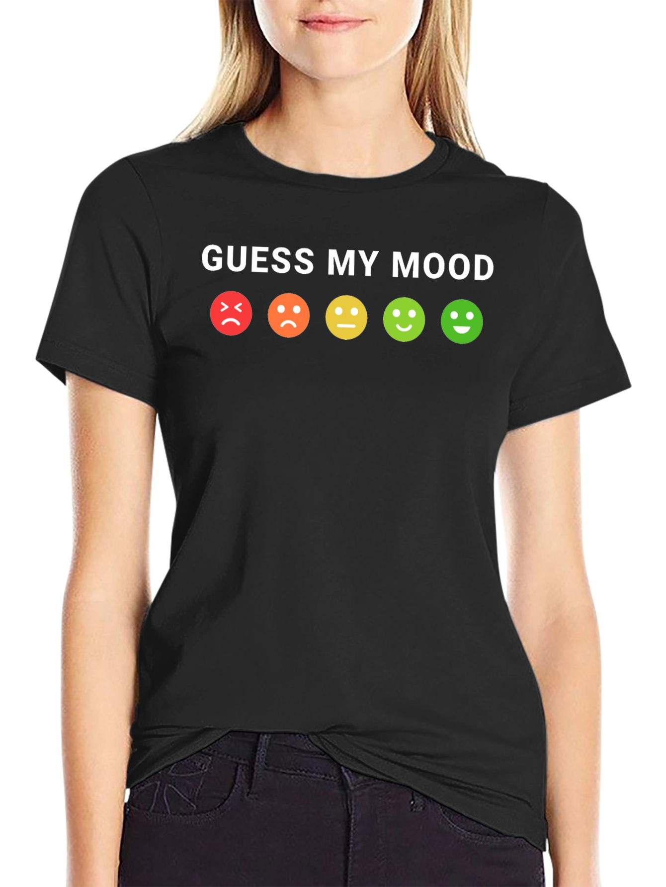 Guess My Mood T-Shirt - Fun Emoji Graphic Tee