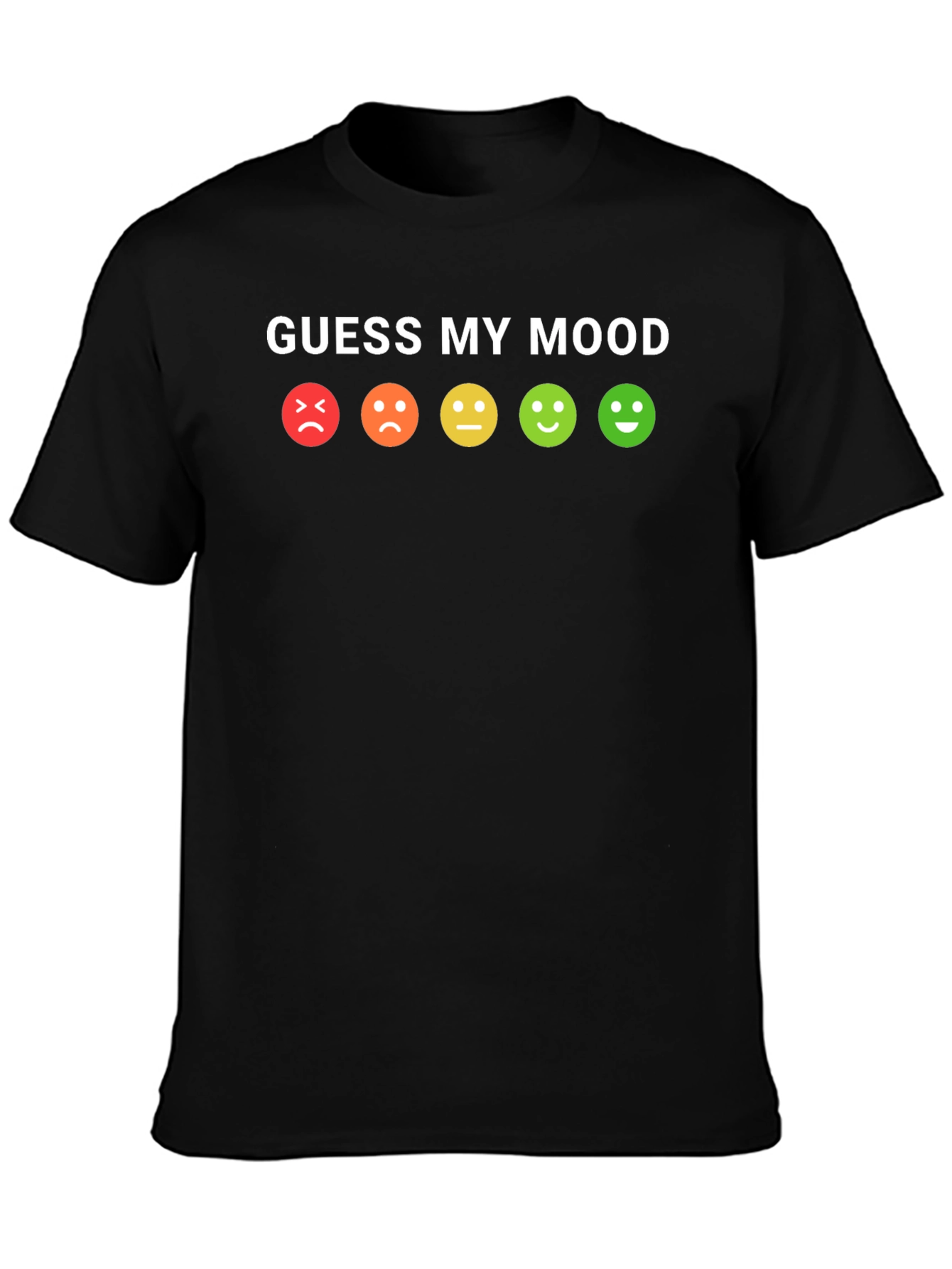 Guess My Mood T-Shirt - Fun Emoji Graphic Tee