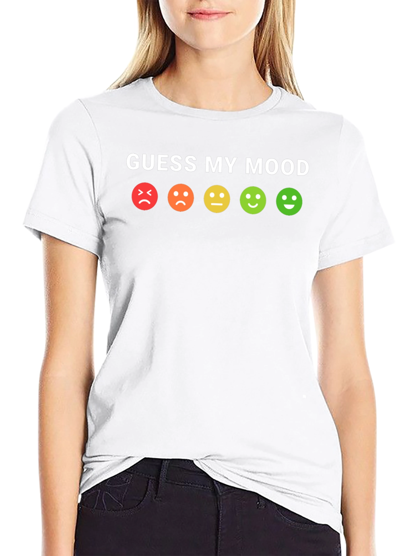 Guess My Mood T-Shirt - Fun Emoji Graphic Tee