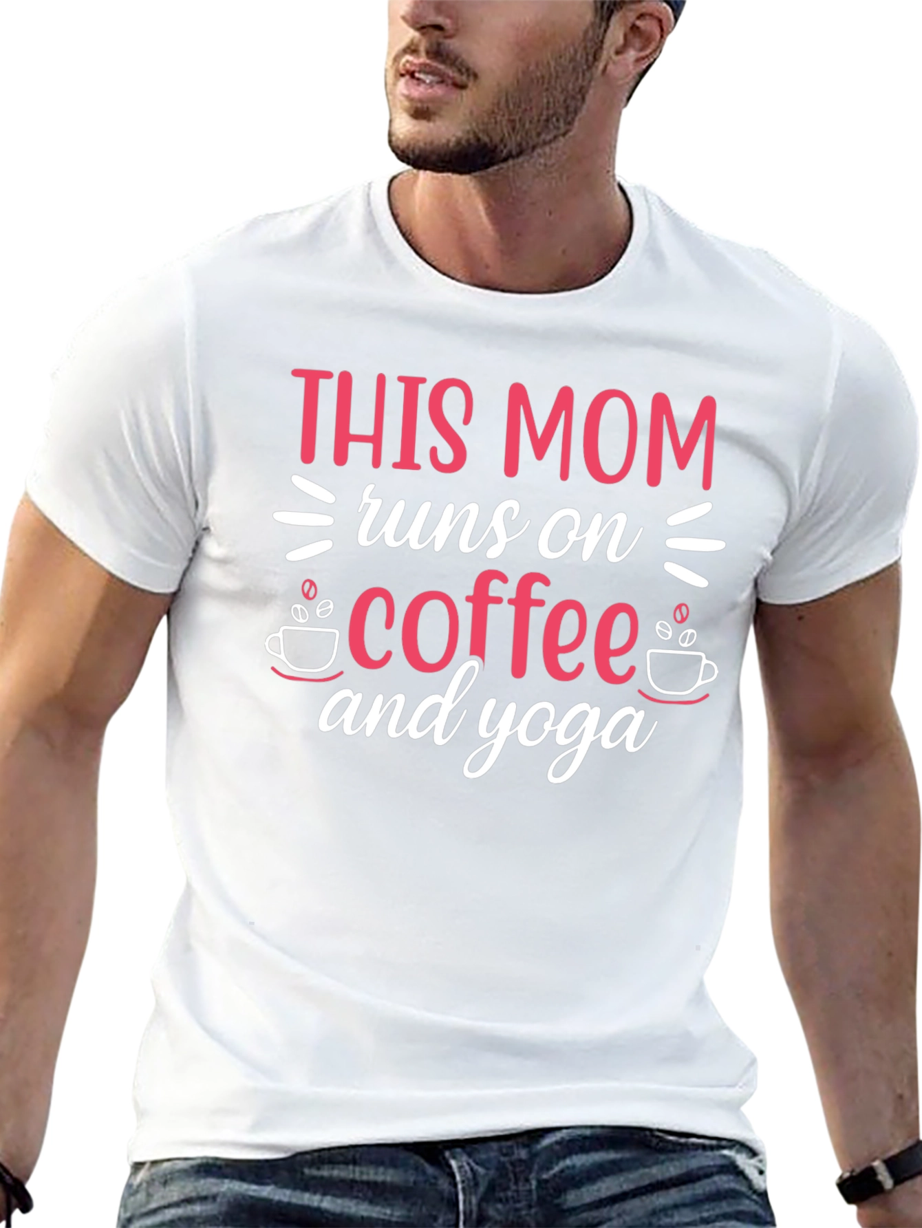 This Mom Runs on Coffee & Yoga T-Shirt